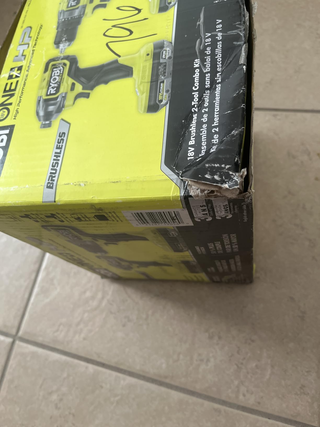 ONE+ HP 18V Brushless Cordless 2-Tool Combo Kit with 2 2.0 Ah Batteries, Charger customer photo 1