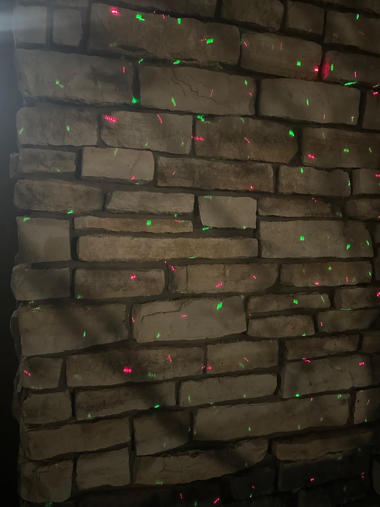 Christmas Laser Lights Projector Outdoor, AIRIVO 3 Color Motion Firefly Lights Projector, Moving Red, Green and Blue Star Light Waterproof with Remote Control customer photo 1