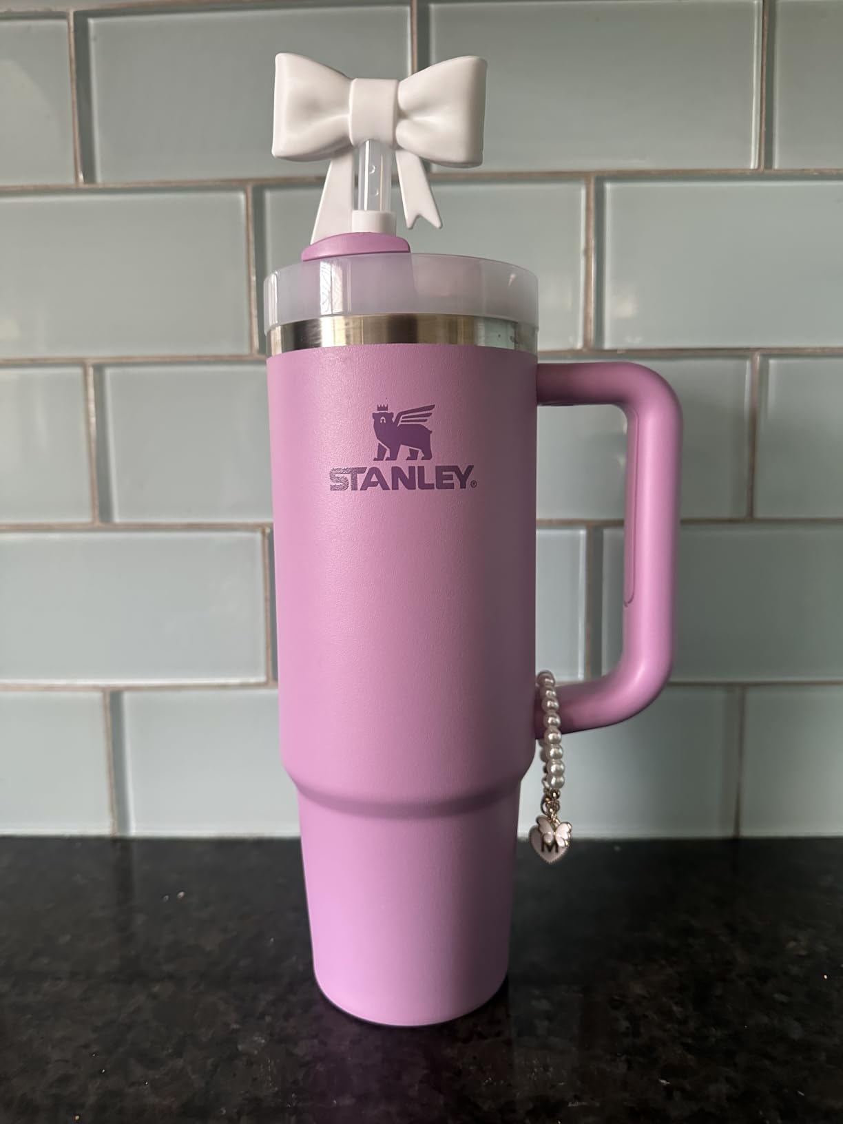 STANLEY Quencher H2.0 Tumbler with Handle and Straw 30 Ounces | Flowstate 3-Position Lid | Cup Holder Compatible for Travel | Insulated Stainless Steel Cup customer photo 1