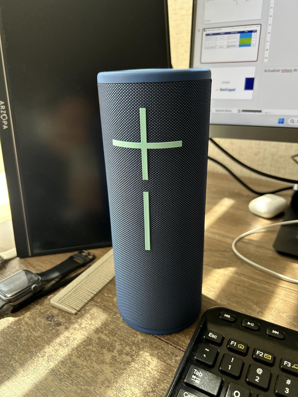 MEGABOOM 4 Portable Waterproof Bluetooth Speaker with Immersive 360-Degree Sound and Balanced Bass, Floating Speaker with 20-Hour Battery and 147ft (45m) Range - Lilac customer photo 1