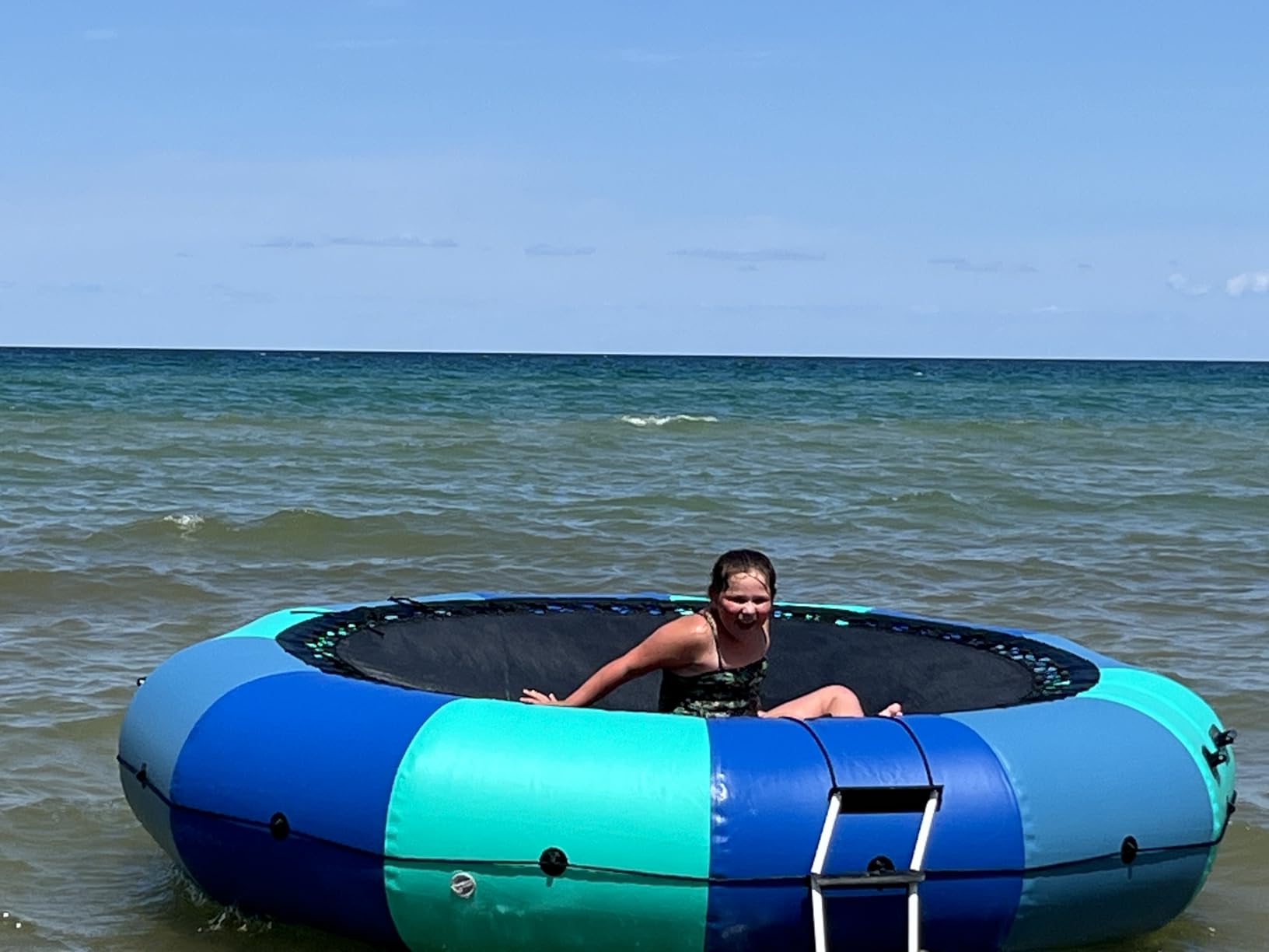 Beyond Marina Inflatable Water Trampoline, 10FT, 12FT, 15FT Inflatable Water Bouncer for Lake, Pool, Ocean customer photo 2