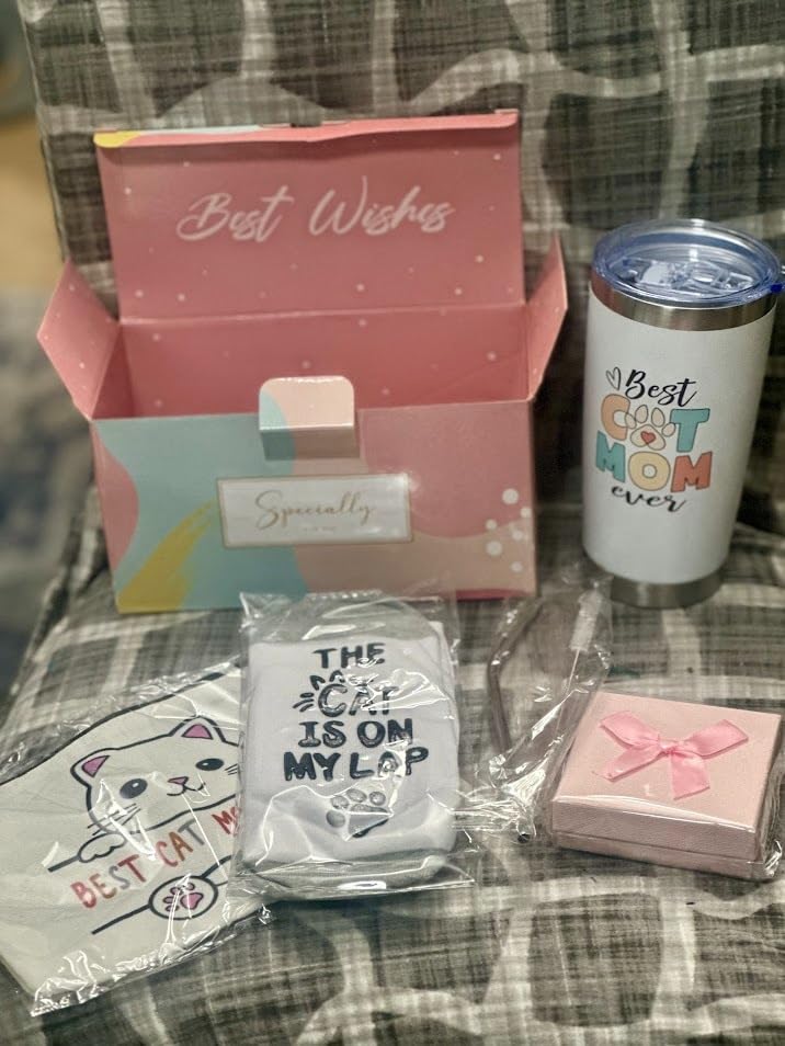Dog Mom Dog Lover Gifts for Women, 20oz Wine Tumbler Set with Makeup Bag & Natural Stone Paw Bracelets & Socks for Women - Perfect for Birthdays, Mothers Day & Christmas customer photo 1