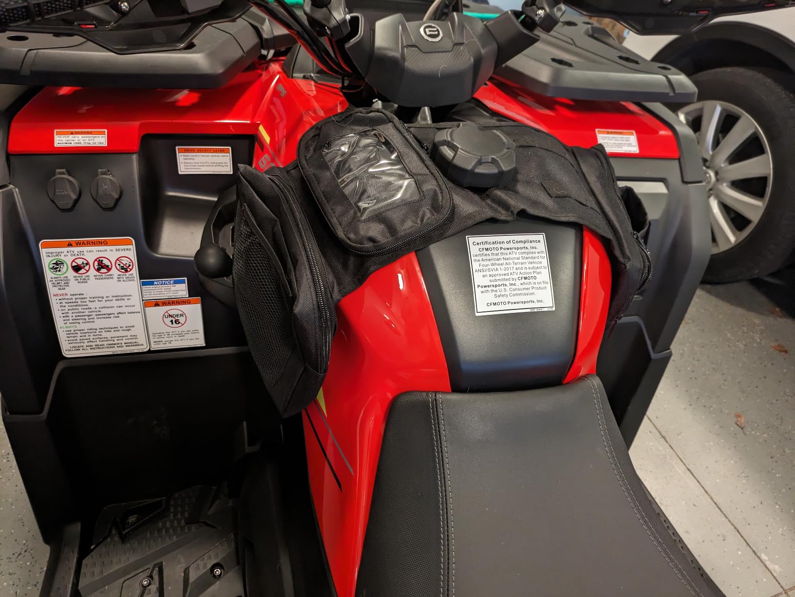 MYDAYS ATV Saddle Bag, Cargo Tank Storage Luggage for ATV UTV Snowmobile Motorcycle customer photo 1