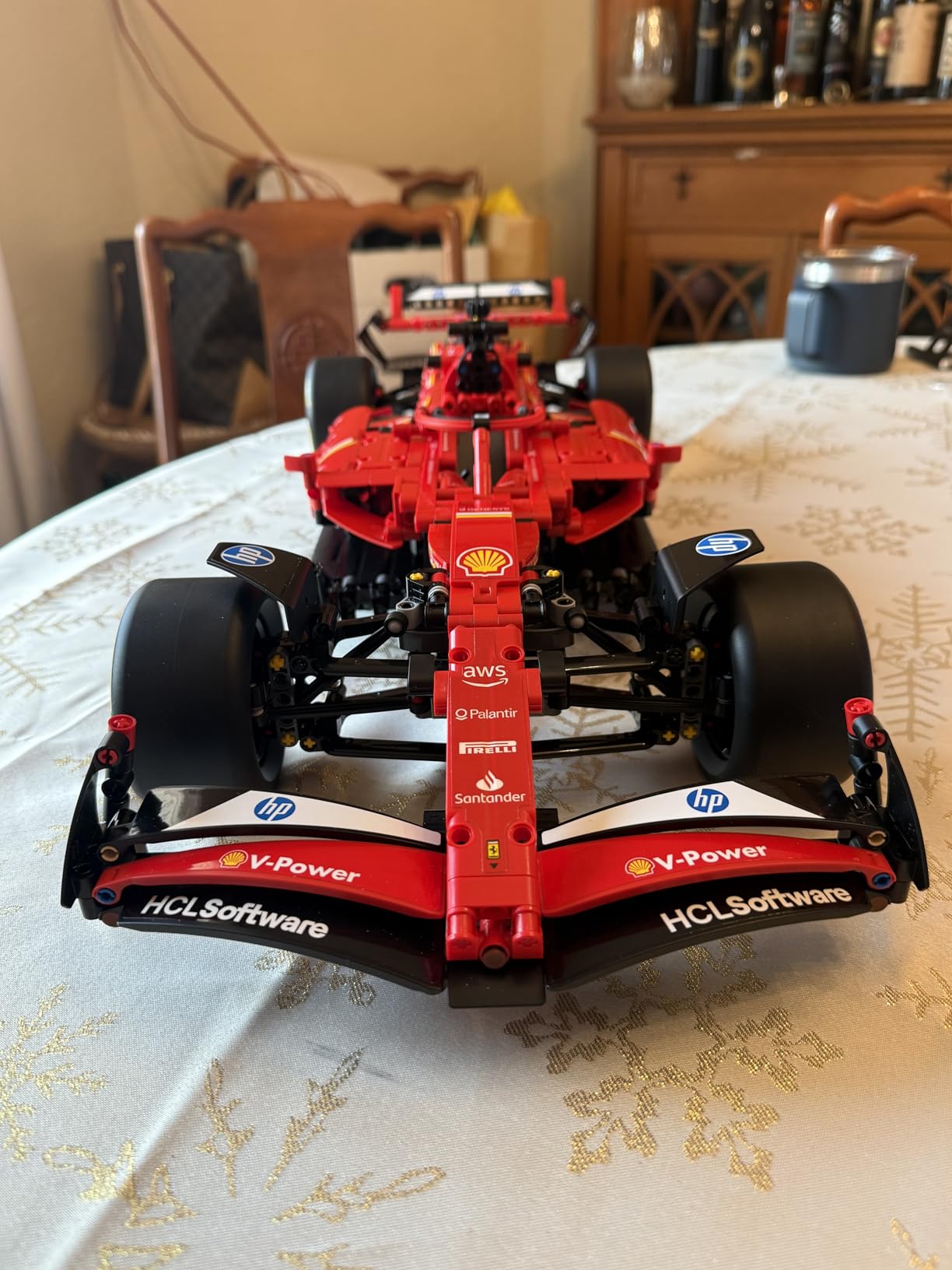 LEGO Technic Ferrari SF-24 F1 Model Car Kit - Building Set for Adults, Ages 18+ with Realistic Features - Ferrari DIY Craft for Display - Gift Idea for F1 Fans - 42207 customer photo 2