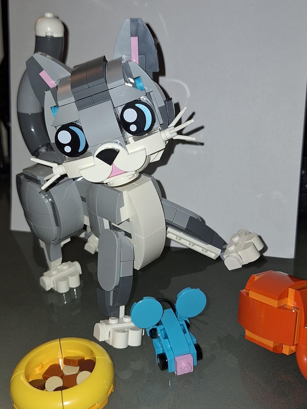 LEGO Creator 3 in 1 Playful Cat Toy - Building Toy with 3 Building Options, Cat, Dog, or Pigeon - Birthday Gift for Kids - Animal Figures for Kids, Girls and Boys, Ages 8+ - 31163 customer photo 2