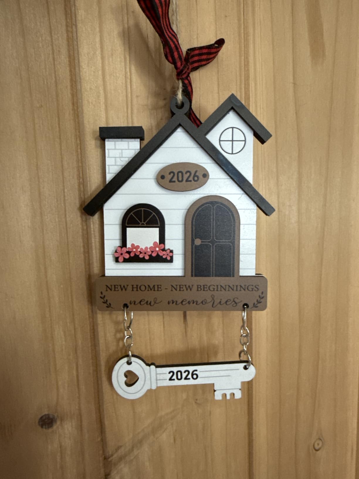 House Warming Gifts New Home - Housewarming Gifts for New House - Housewarming Gift Presents for Women, Couple - New House New Beginning -New House Owners Gift Ideas - Wooden Home Ornament 2026 customer photo 1