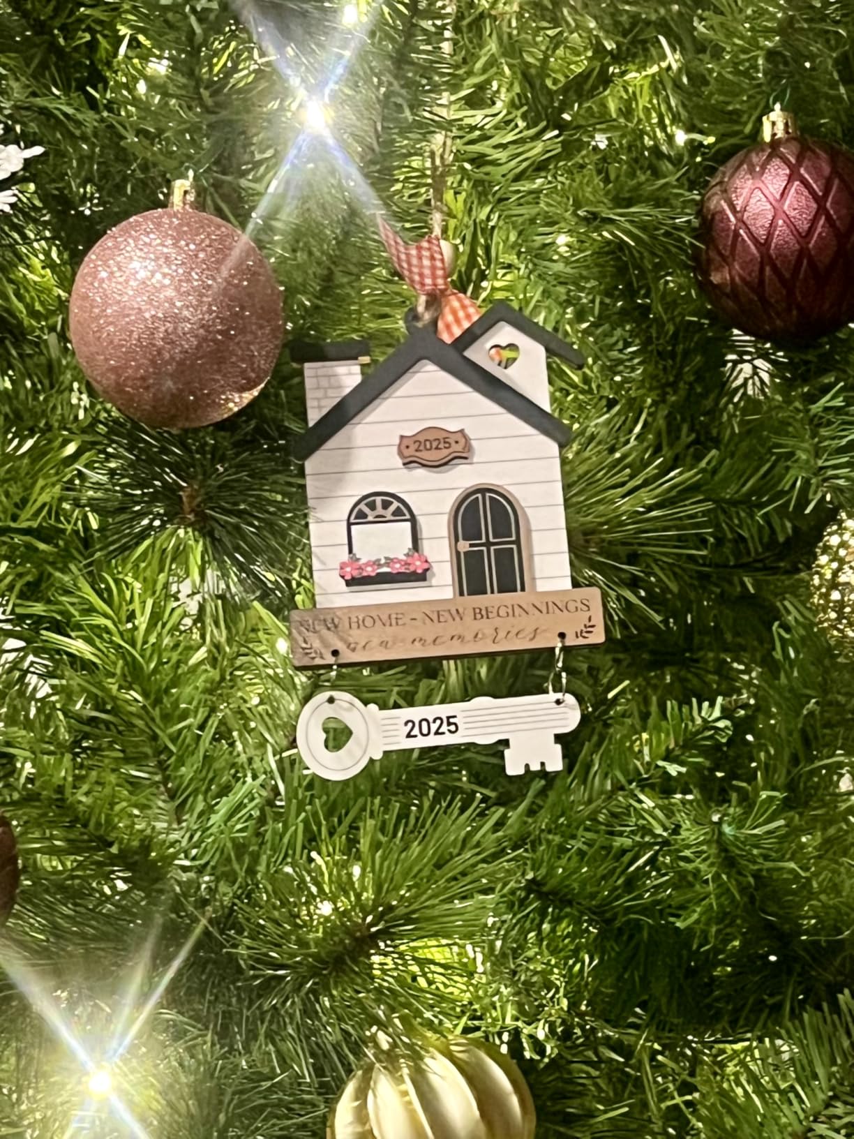House Warming Gifts New Home - Housewarming Gifts for New House - Housewarming Gift Presents for Women, Couple - New House New Beginning -New House Owners Gift Ideas - Wooden Home Ornament 2026 customer photo 2