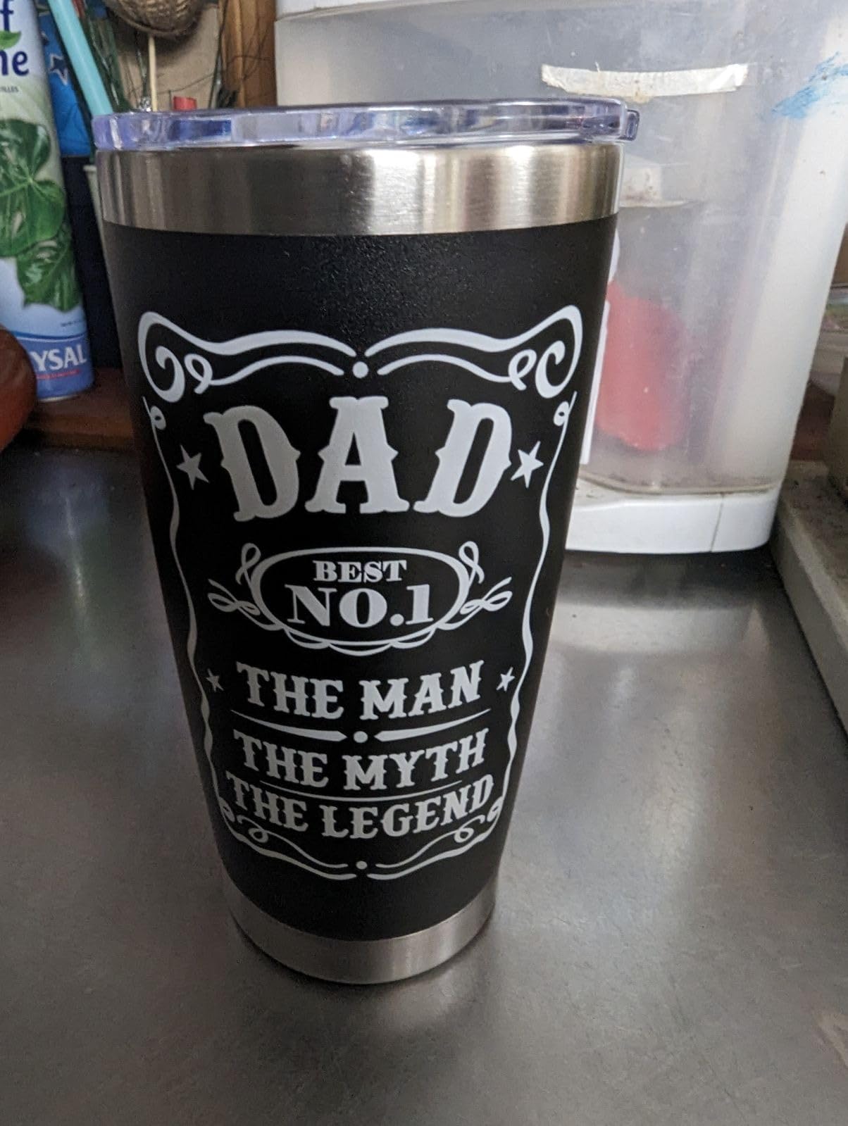 Gifts For Husband from Wife - 20 oz Stainless Steel Insulated Coffee Tumbler with Lid - Fathers Day Anniversary Wedding Birthday Gifts for Him Men Husband from Wife, Presents for Men customer photo 2