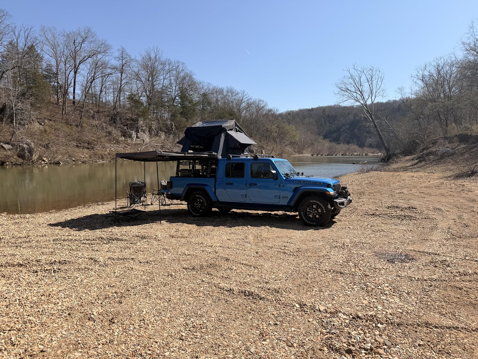 Adjustable Truck Bed Rack for Most Truck, Overland Bed Rack Compatible with Gladiator/Ford/Tundra/Tacoma/Dodge/Chevy/Nissan, Ladder Rack for Kayak, Surfboard, Lumber, Ladder customer photo 2