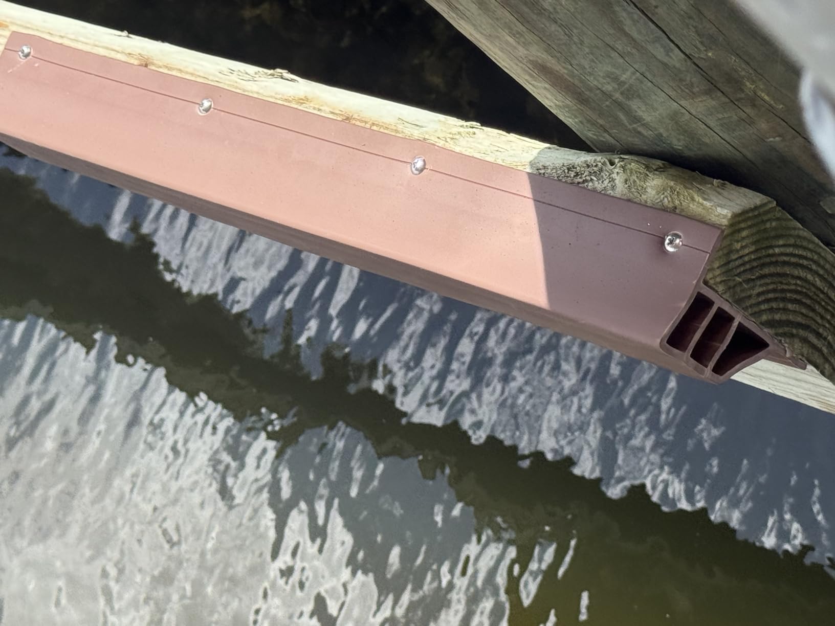 Nalwort Dock Bumpers 16 Feet and 24 Feet, Full Protection Dock Fender for Straight Edge and Side, Boat Dock Bumpers for Edging, Includes Mounting Screws customer photo 1