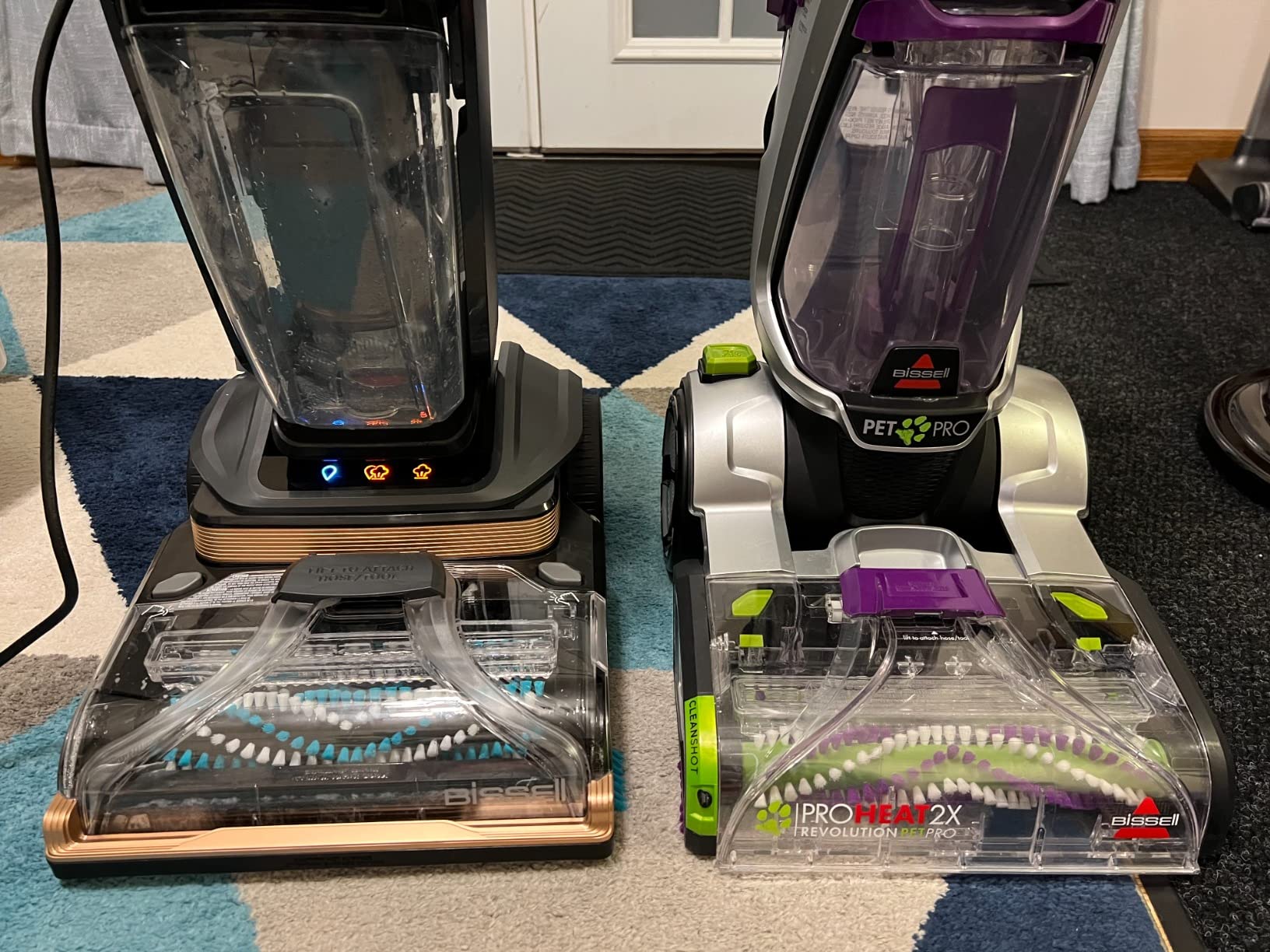 BISSELL Revolution HydroSteam Carpet Cleaner, Upright Deep Cleaner, HydroSteam Technology, 4-inch Self-Cleaning Tough Stain Tool & Formulas Included, 4123 customer photo 1