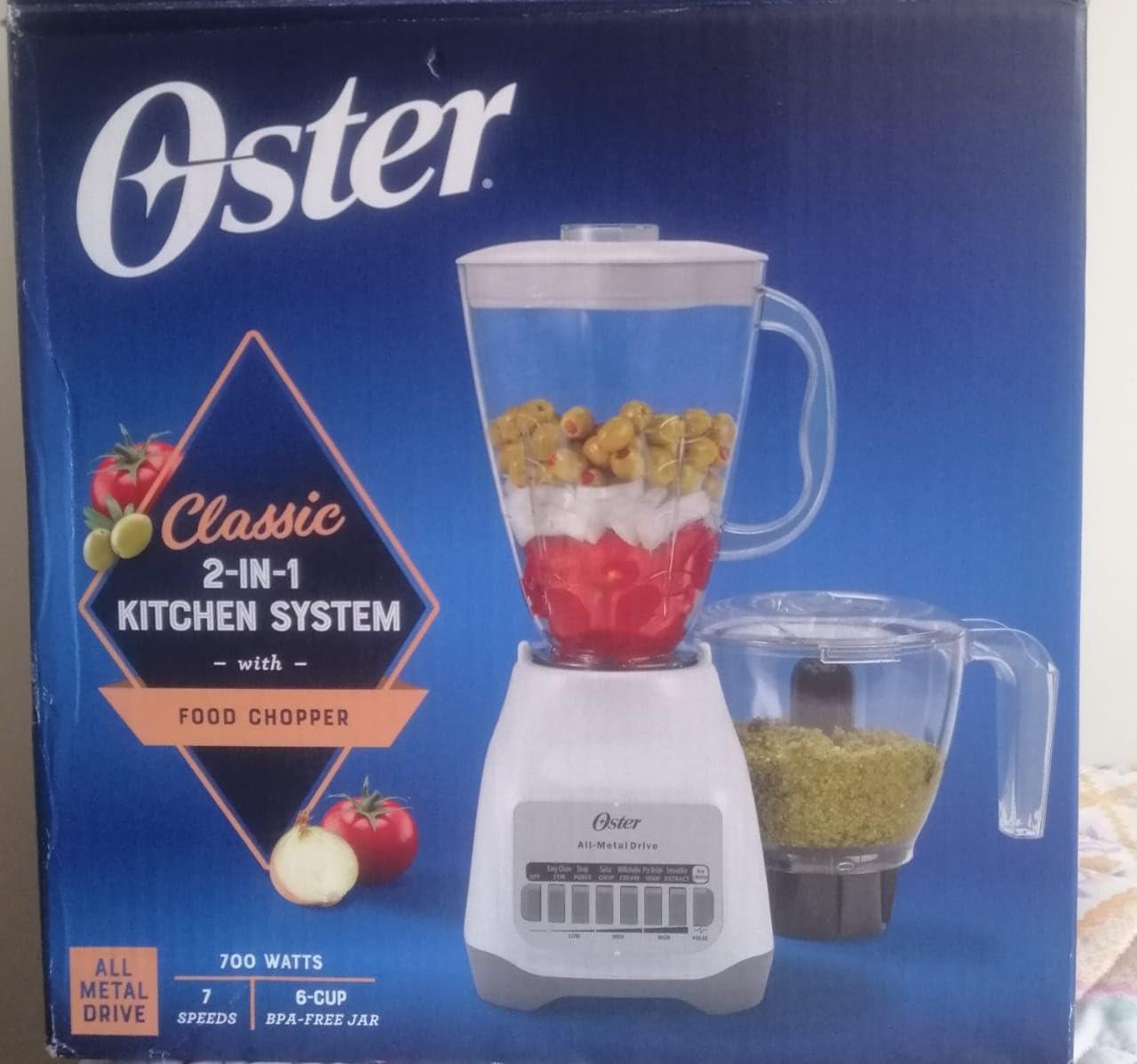 Oster Classic 2-in-1 Kitchen System Blender and Food Processor customer photo 1