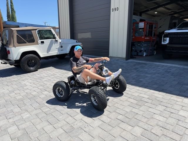 Zyliathor 48V 1500W Electric Off-Road Go Kart for Adults & Teens (Black) | Peak 4000W, Up To 31 MPH, 3 Speed + Reverse, Speed Limiter, Shaft Drive Differential, AT19x7-8 Tires customer photo 1