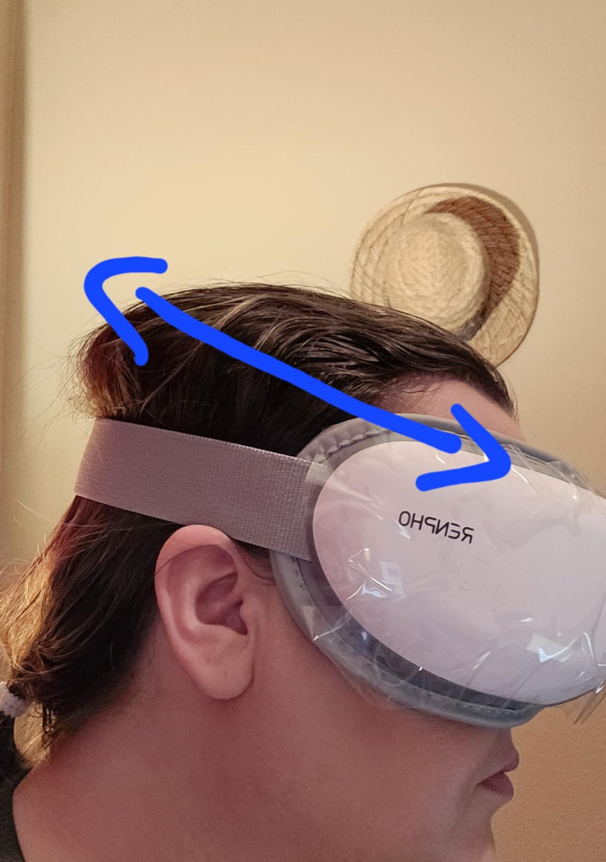RENPHO Eyeris 1 Eye Massager with Heat, Perfect Relaxation & Birthday Gifts for Women, Wife, Mom, Massaging Eye Mask for Eye Care, Dry Eyes & Head Tension customer photo 1