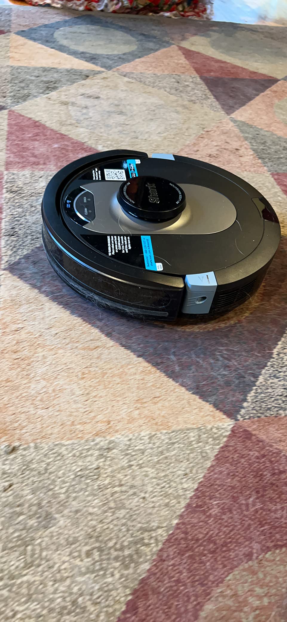 Shark Navigator Robot Vacuum (RV2110) - SmartPath Navigation, Self-Cleaning Brushroll, Powerful Suction, Pet Hair Pickup, Anti-Hair Wrap, Steel Grey customer photo 1