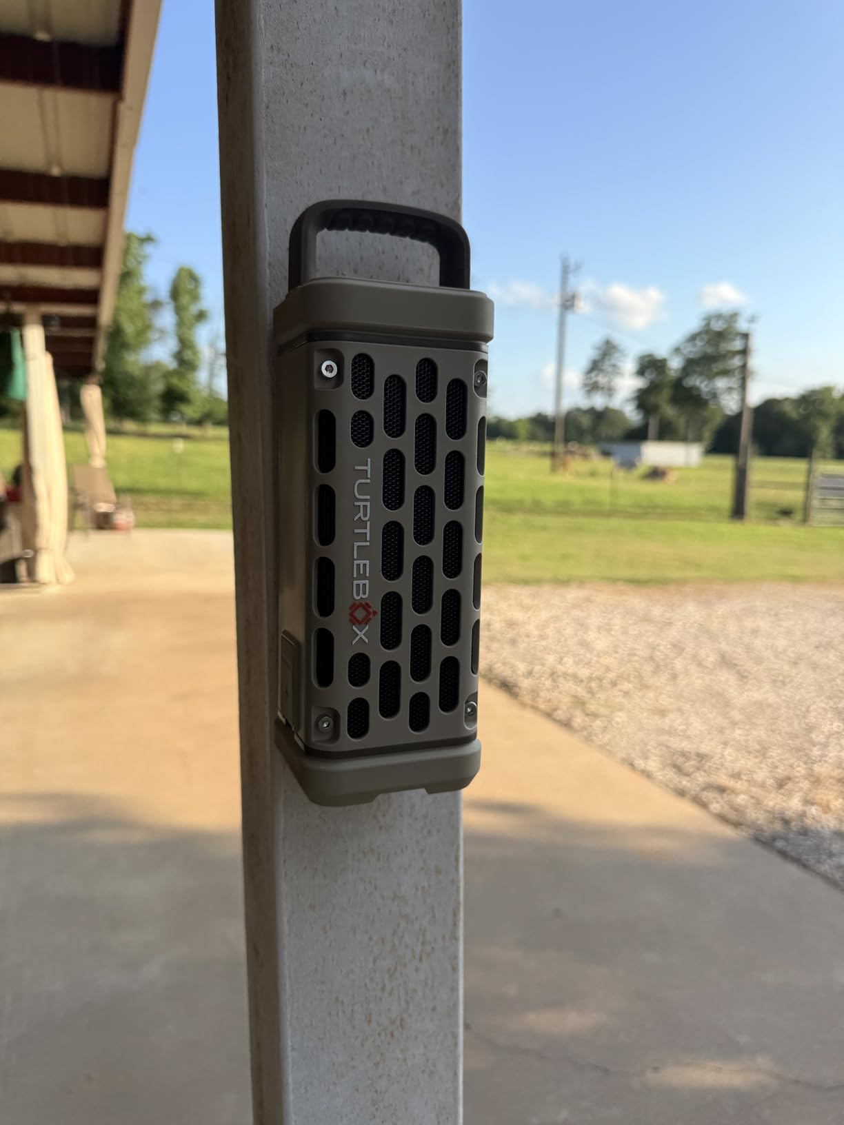 Turtlebox Ranger: Loud! Outdoor Portable Bluetooth 5.4 Speaker | Rugged, Waterproof, Ultra-Portable | Plays to 105db, Deep Bass, Shockproof, Unlimited Pairing for Full Stereo Experience, Tan customer photo 2