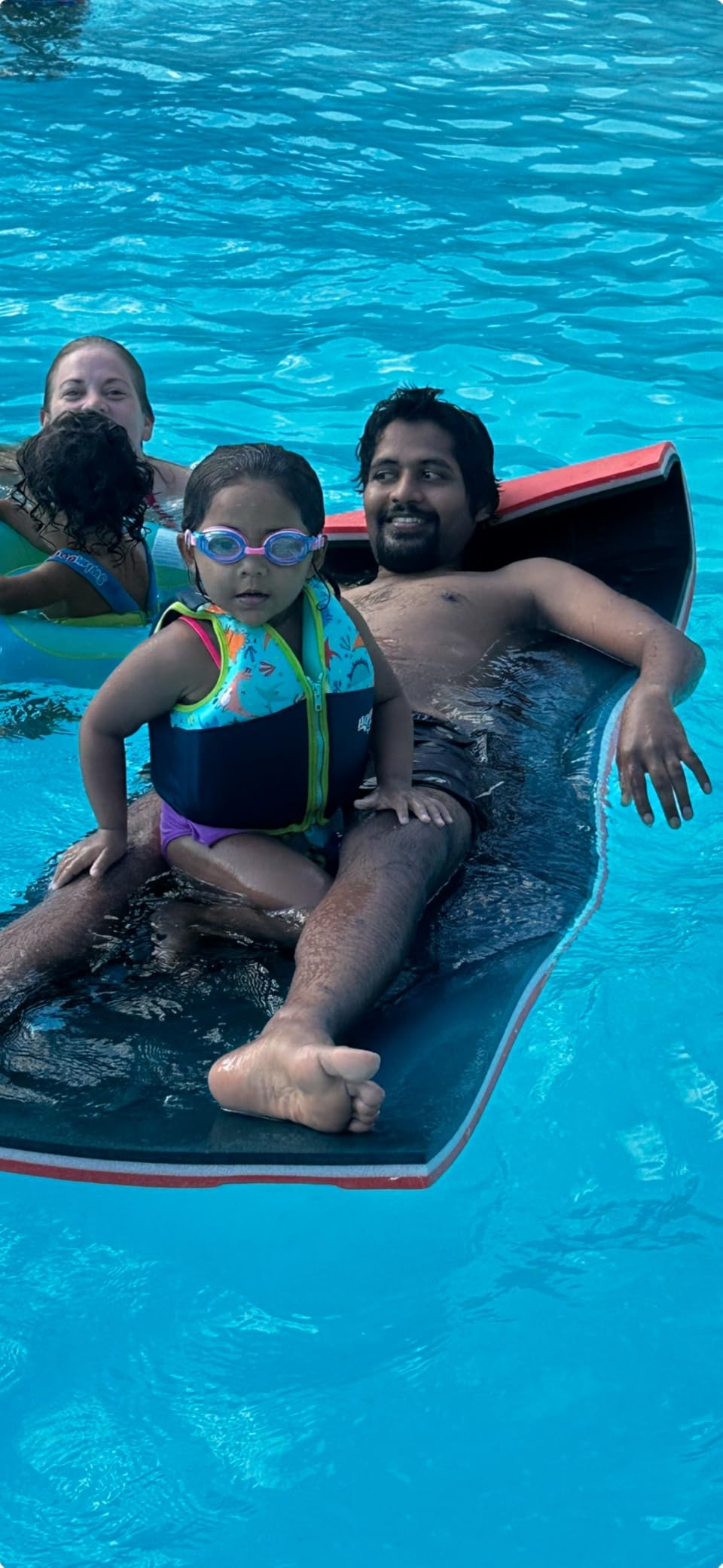 6/9/11.5 Feet Floating Mat Lily Mat Floating Mat for Endless Fun, 3 Layer Tear Resistant XPE Foam Mat Ideal Mat for Multi-User, Lake, Beach, Pool, Ocean customer photo 2