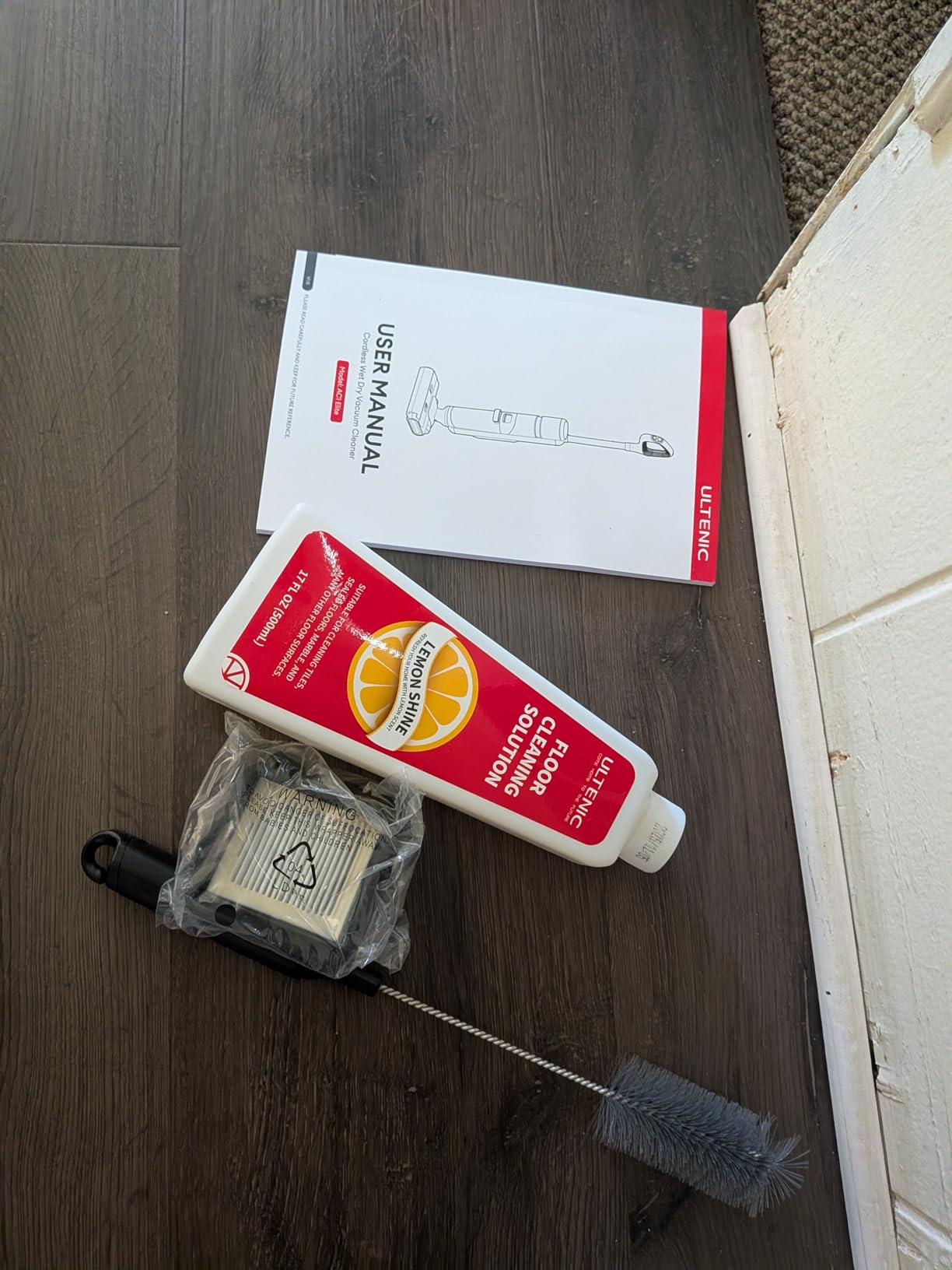 Ultenic Wet Dry Vacuum Cleaner, Cordless Vacuum Mop Combo with Self-Cleaning, 50min Runtime, Smart Mess Detection, Edge Cleaning, LED Display, 3-in-1 Floor Cleaner Machine for Hard Floor, AC1 Elite customer photo 1