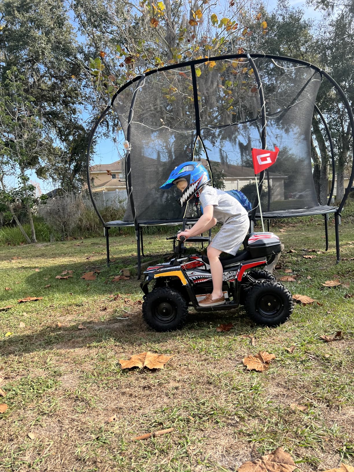 Droyd Animal Kids ATV for Ages 6+, 143 lb Capacity, 36V Electric 4 Wheeler with 500W Brushless Motor, LFP Battery, Dual Speed 10-15 MPH, Dual Suspension Disc Brake Quad Bike with Storage Case customer photo 1