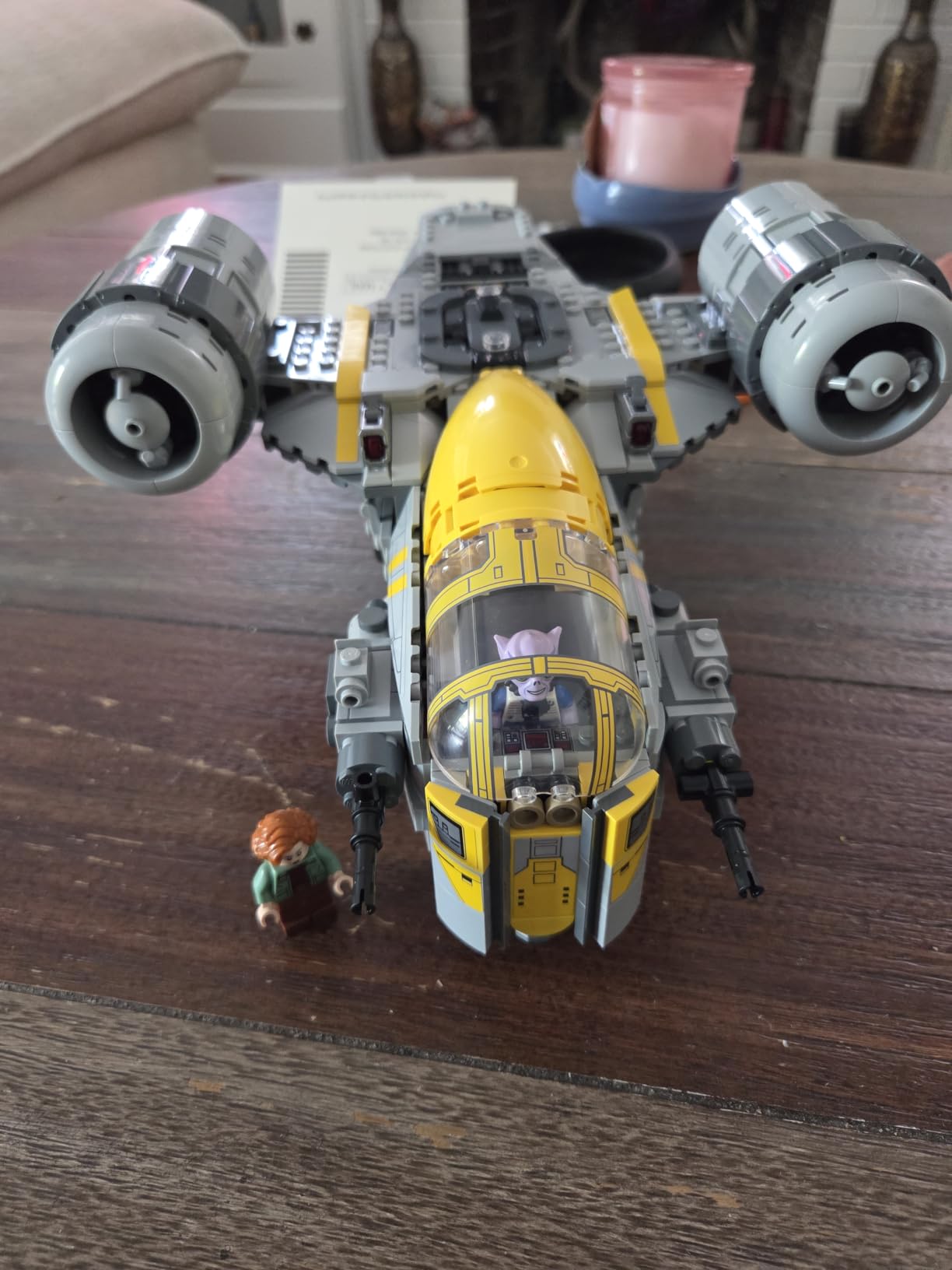 LEGO Star Wars: The Mandalorian and Grogu The Razor Crest Building Toy - Build and Display Set for Boys & Girls, Ages 10+ - Star Wars Gifts for Birthdays & Fans - 75447 customer photo 2