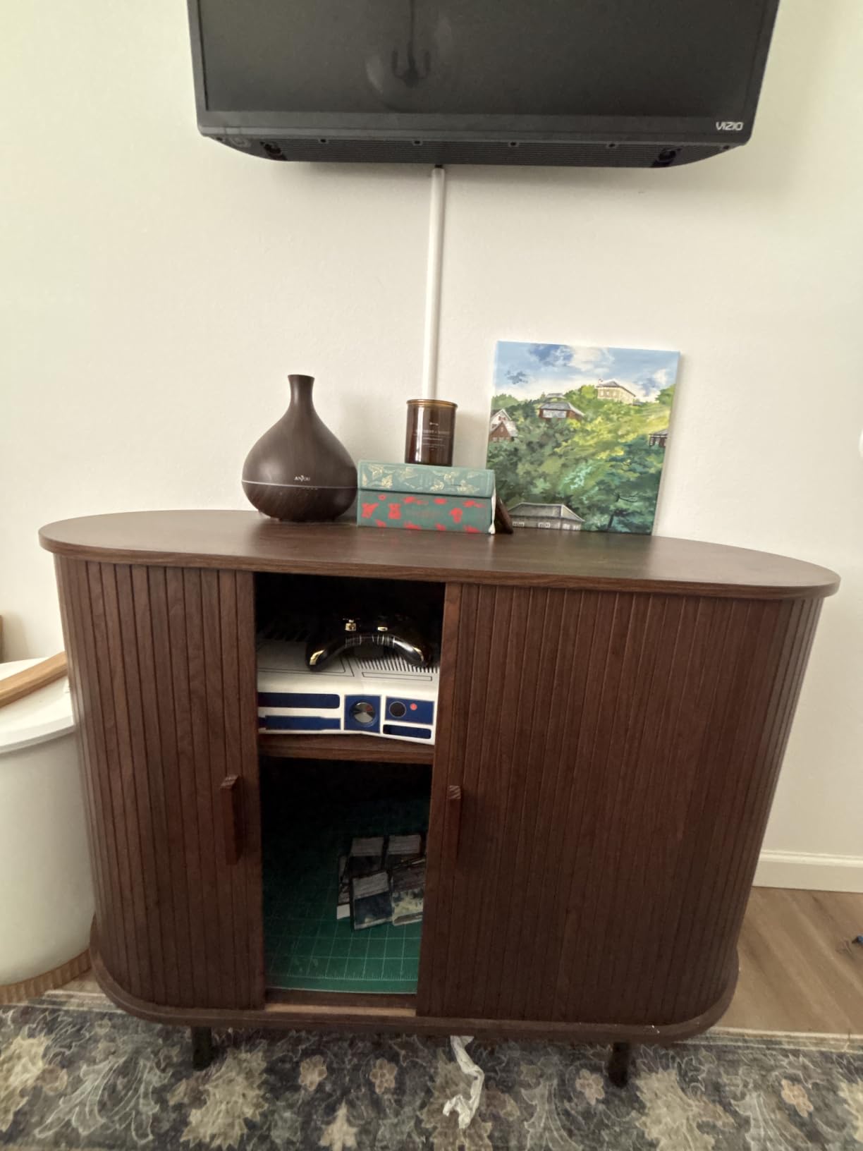 Buffet Sideboard Cabinet with Storage, 55