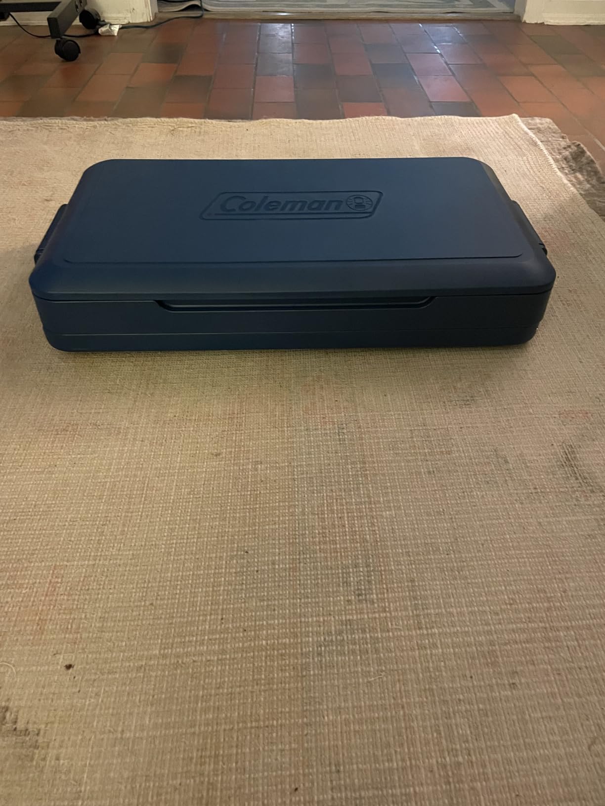 Coleman Snap N Go 45qt Collapsible Hard Cooler, Keeps ice Cold for up to 55 Hours, Holds up to 76 cans, Collapses up to 1/3 its Size, Can Hold up to 200 pounds, Blue Sky customer photo 1