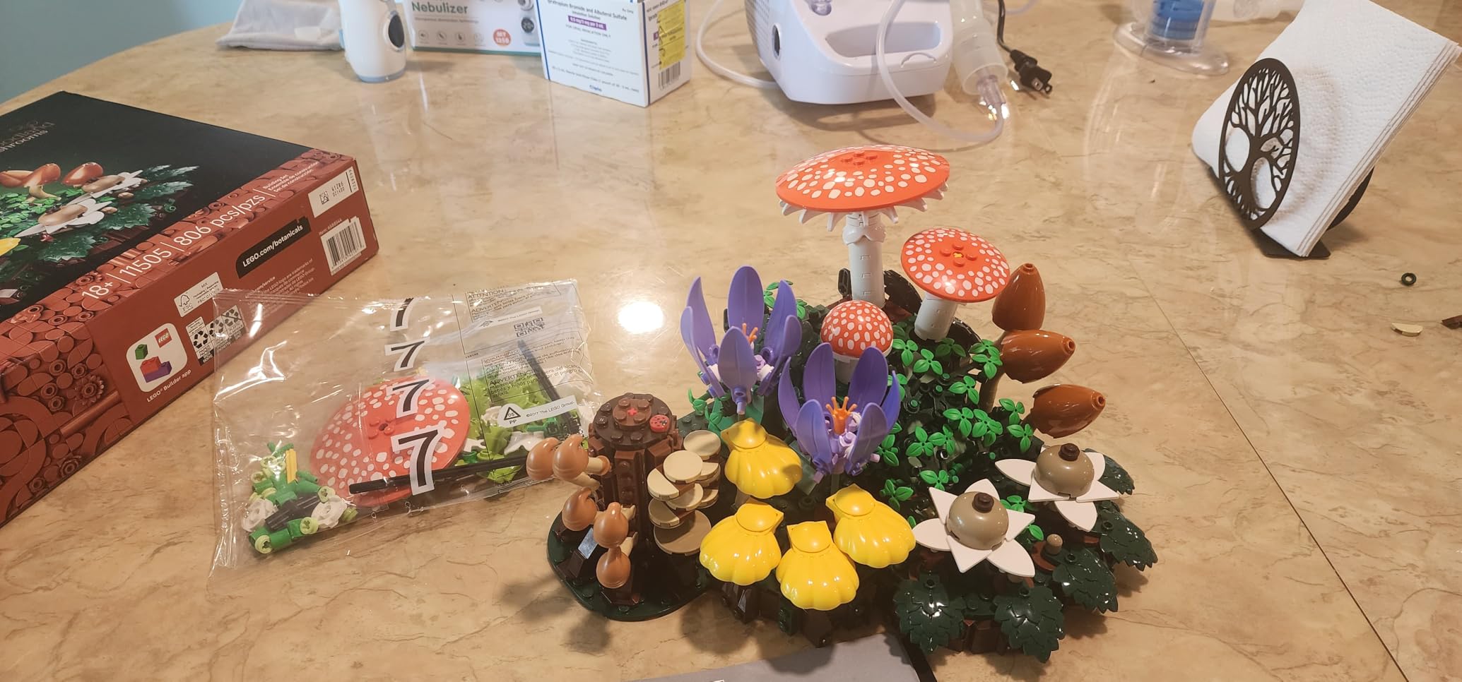 LEGO Botanicals Woodland Mushrooms - Building Set for Adults, Ages 18+ - Mushroom Decor for Home Office or Desk - Gifts for Women & Men - 11505 customer photo 2