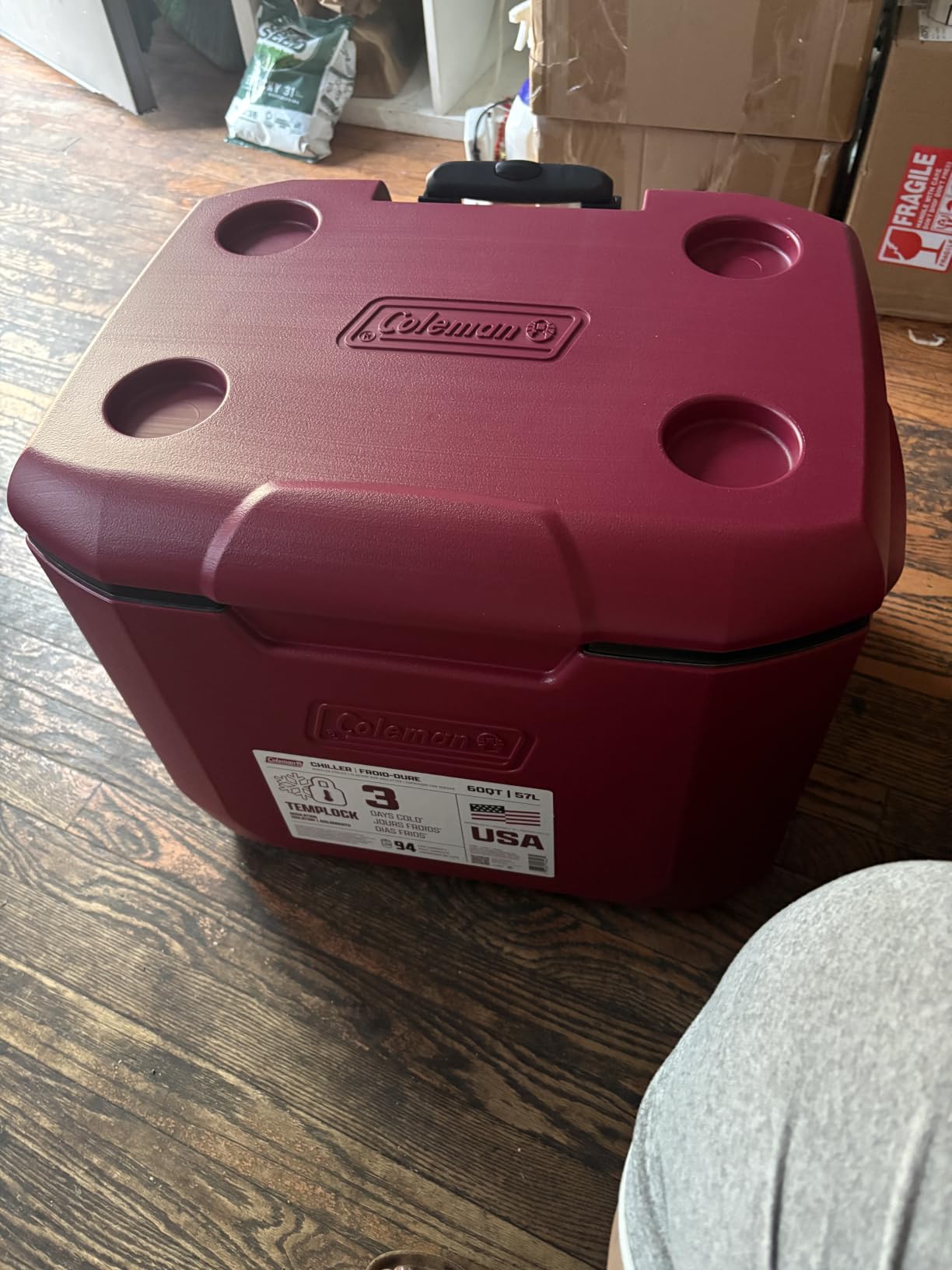 Coleman Chiller 9/16/30/48/60qt Cooler with Ice Retention, Leak Resistant, Great for Camping, Concerts, Sports, and More customer photo 2