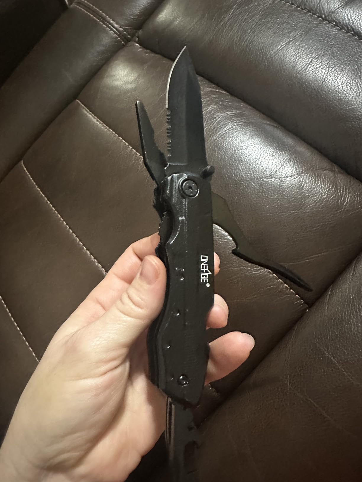 Graduation for Him Gifts, HOTTER BY ONE DEGREE Multitool Knife, Practical College Graduation Decorations 2026, Masters Degree Grad Gifts, Gift for Son Graduate Students Camping, Hiking, Fishing customer photo 1