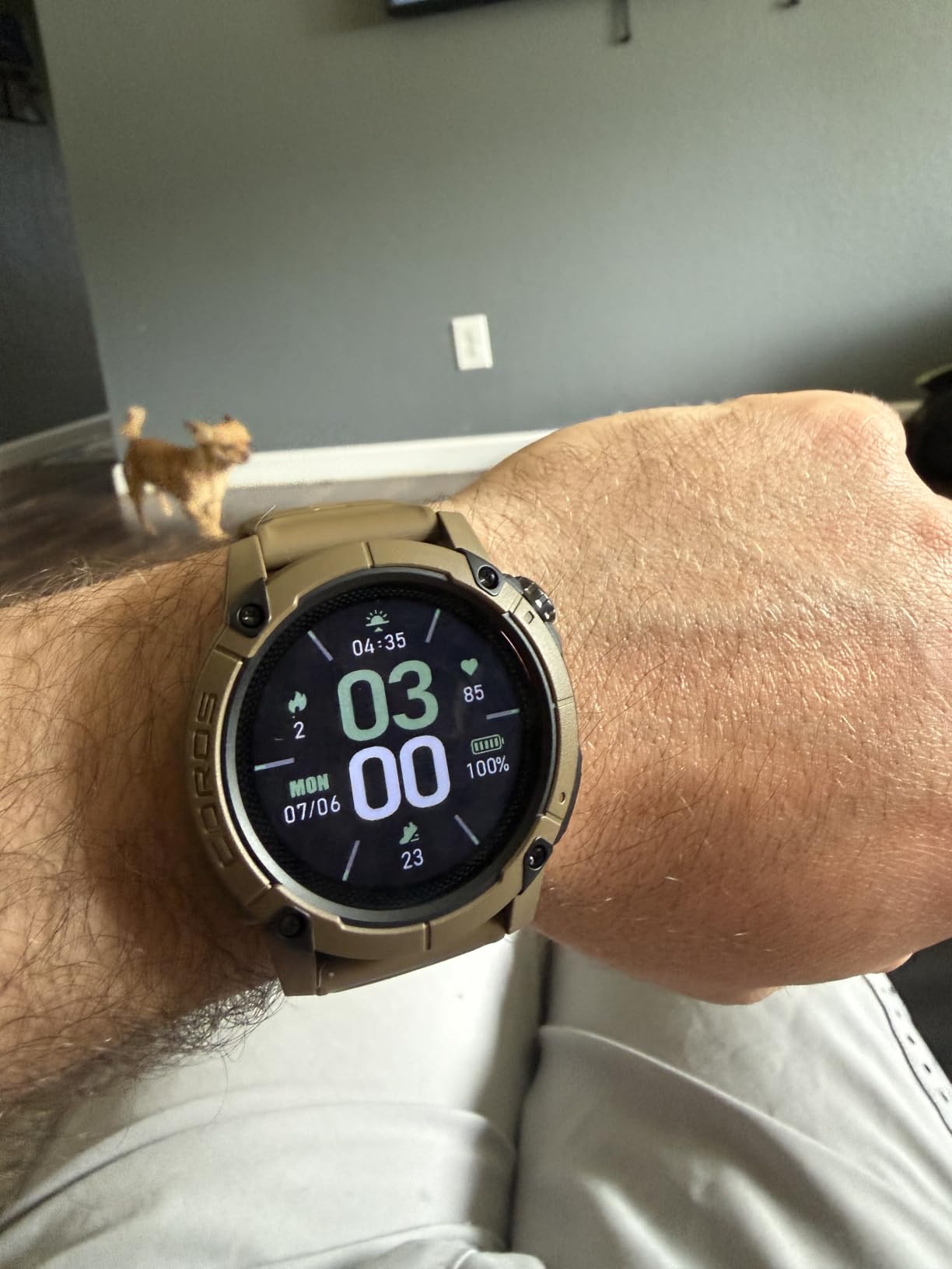 COROS Nomad GPS Outdoor Watch, Global Maps with Turn-by-Turn Navigation, 22-Day Battery Life, Voice-Pin Adventure Journal, Fishing Modes with Tides & Catch Logging, for Hiking, Fishing (Ash) customer photo 1