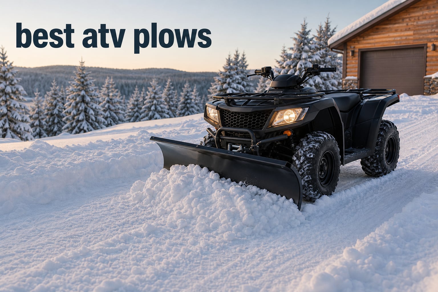 best atv plows