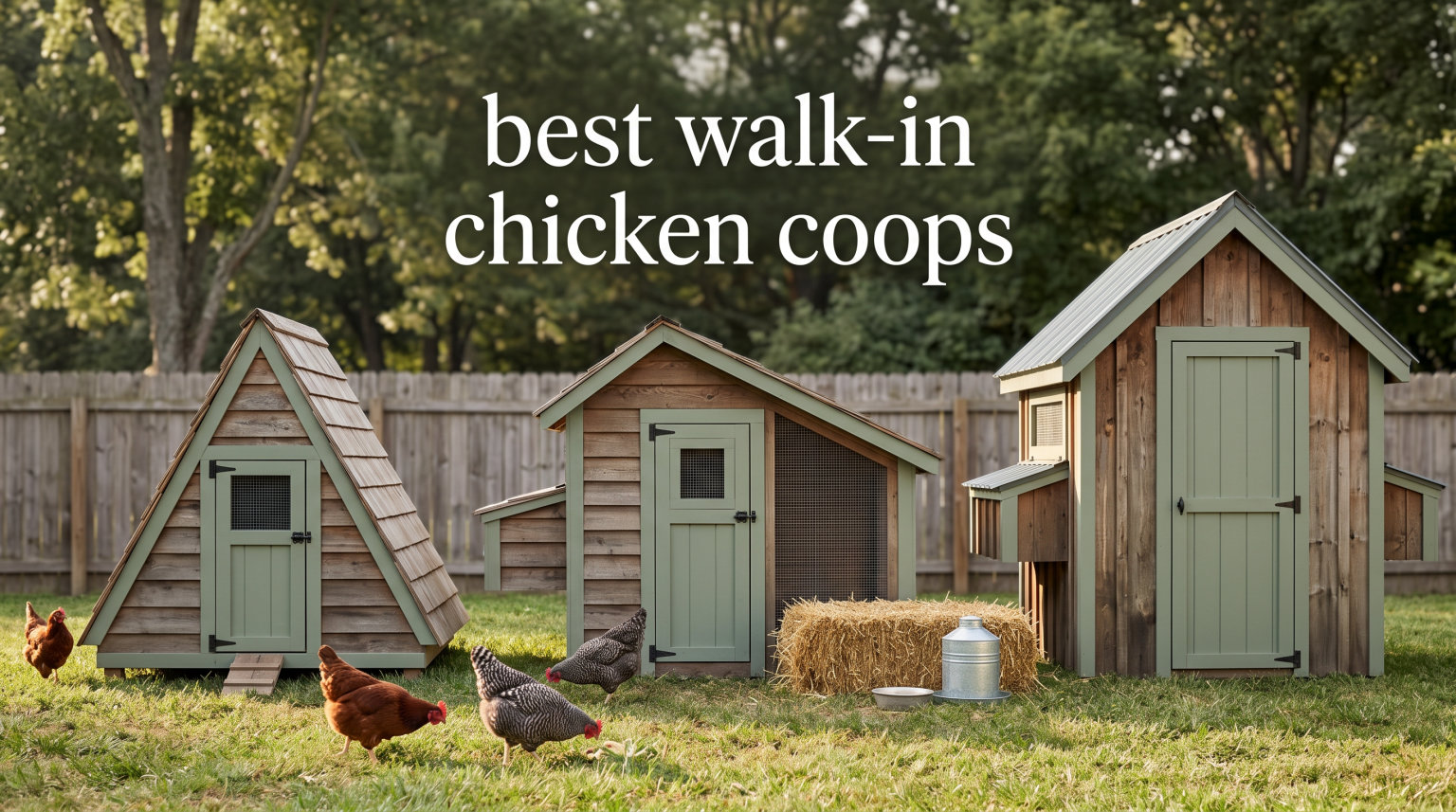 best walk-in chicken coops