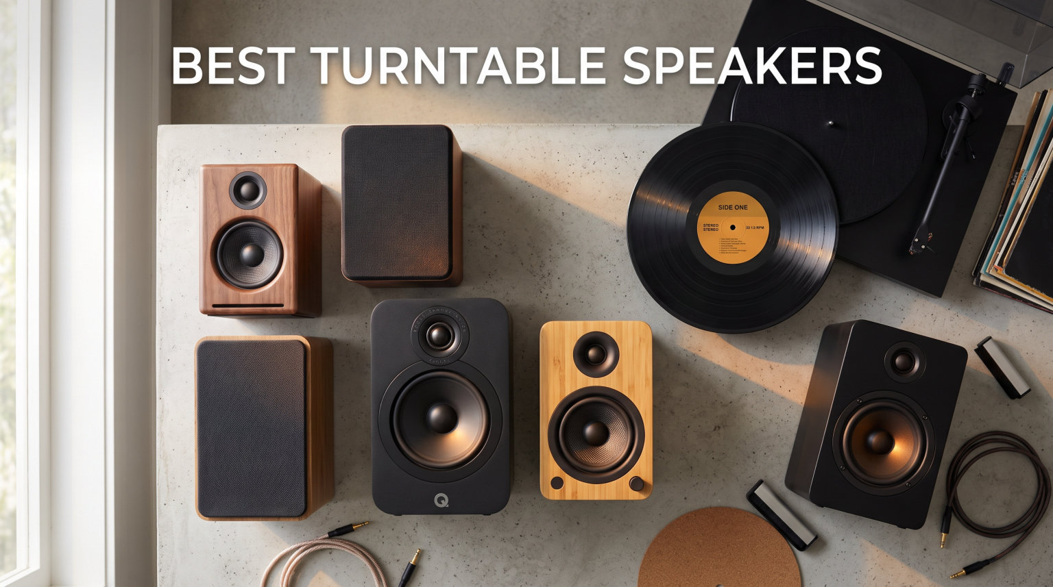 best turntable speakers