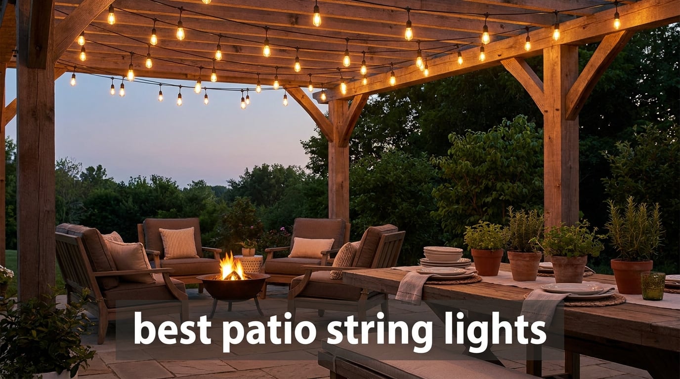 best patio string lights