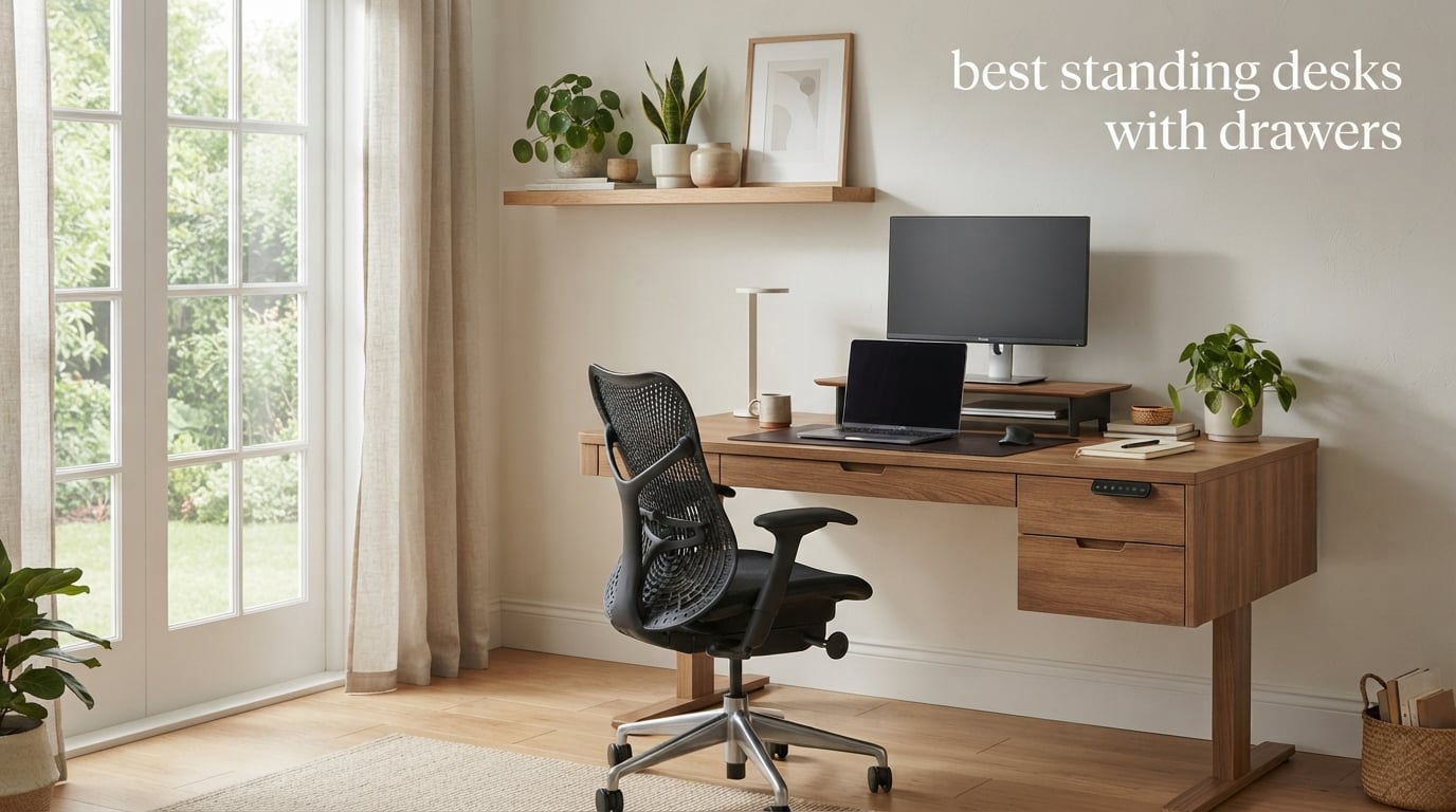 best standing desks with drawers