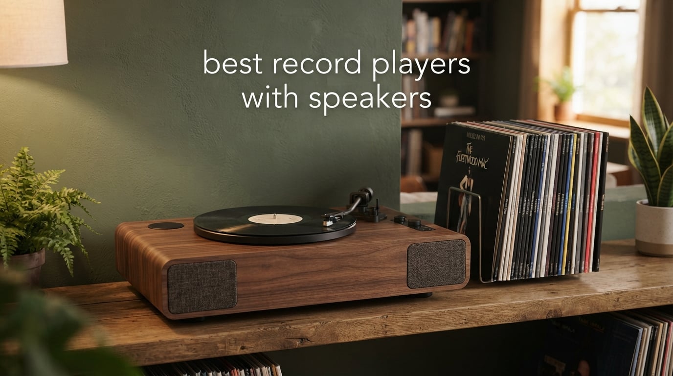 best record players with speakers