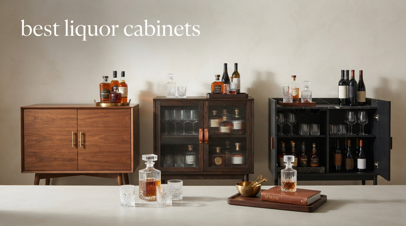 best liquor cabinets