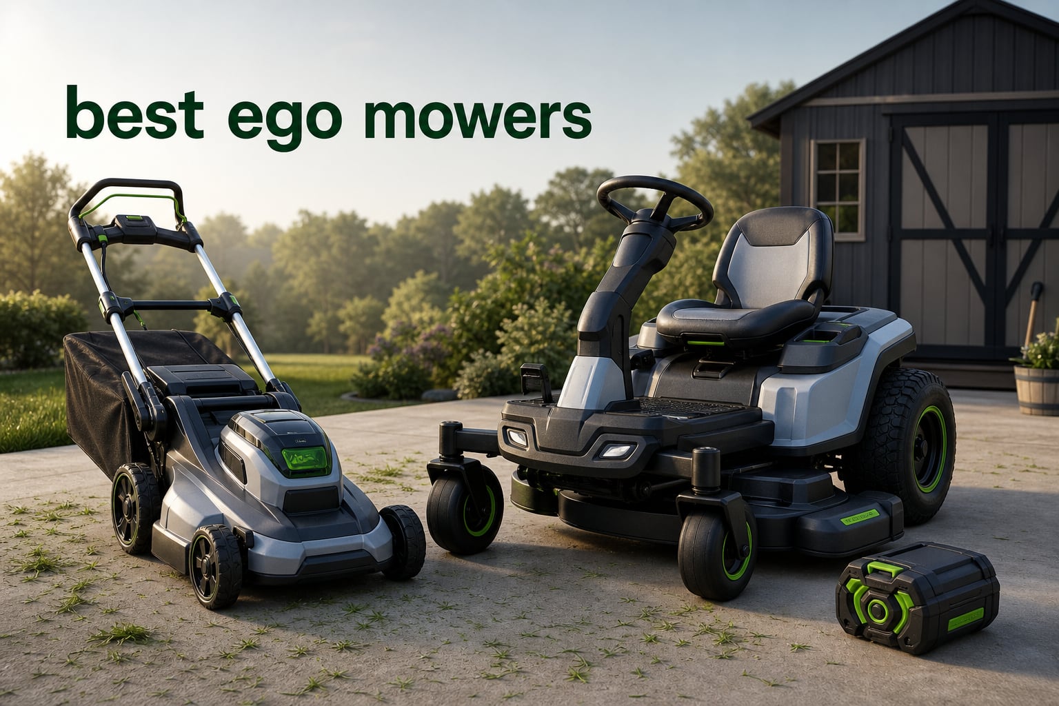 best ego mowers