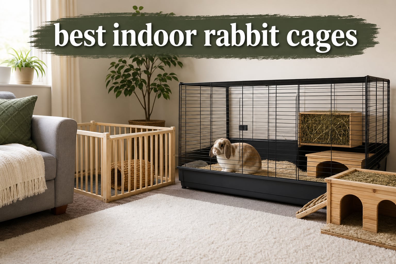 best indoor rabbit cages
