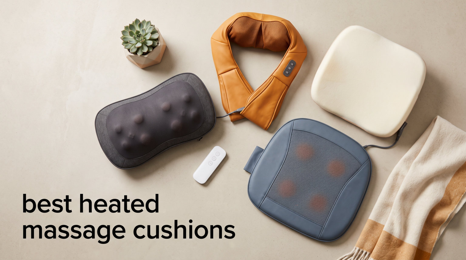 best heated massage cushions