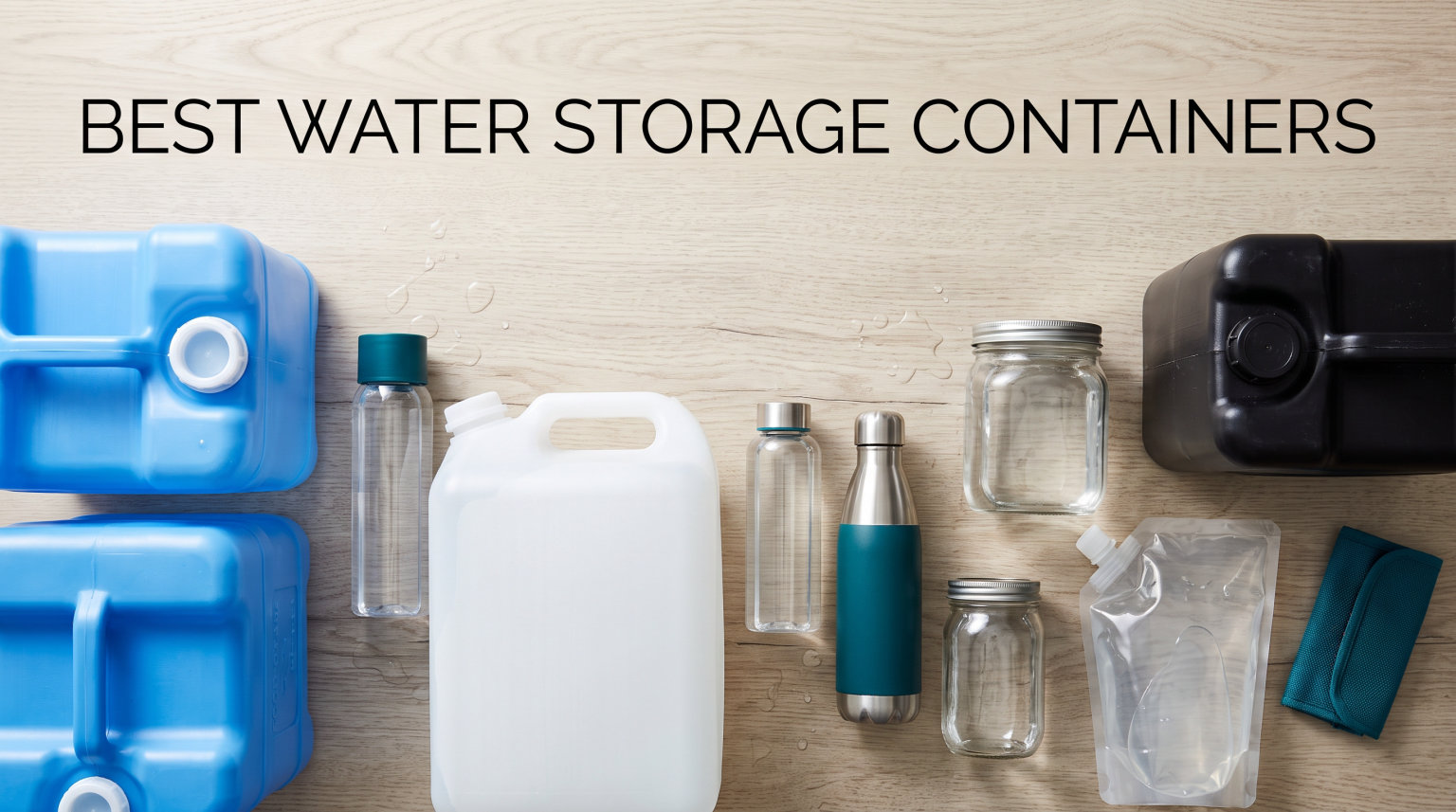 best water storage containers