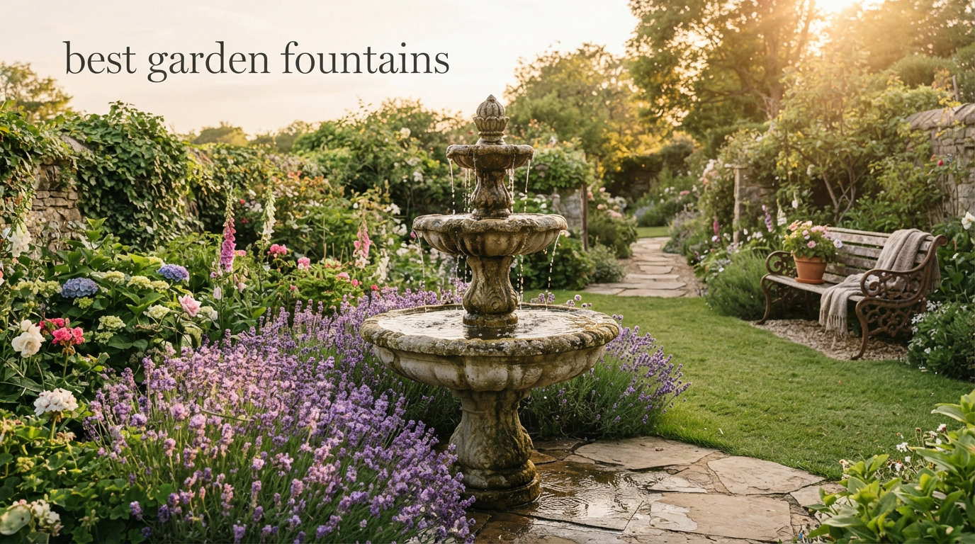 best garden fountains