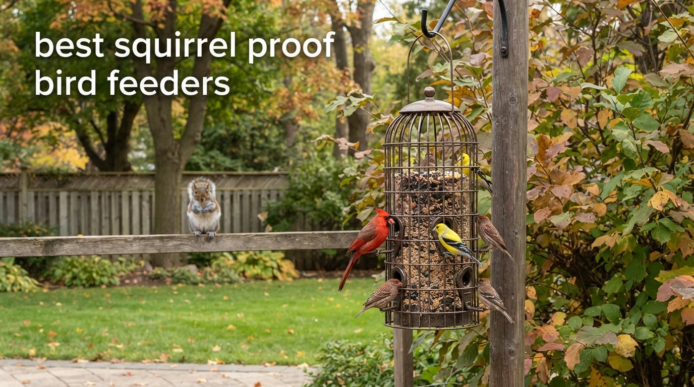 best squirrel proof bird feeders