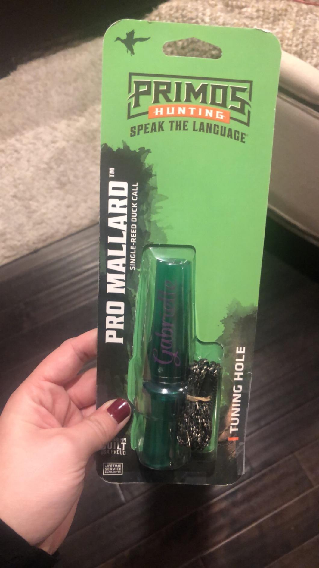 Primos Hunting Duck Call, Pro Mallard, Single Reed - Made in the USA customer photo 1