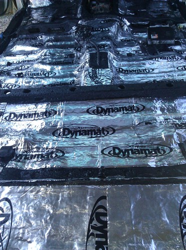 Dynamat Xtreme Sound Deadening Car Insulation Bulk Pack 10455 - Noise Dampening for Floor, Doors, Panels, Hood or Trunk - Easy Self Adhesive Install - Made in USA - 9 Sheets 18x32, 36 sq ft total customer photo 2