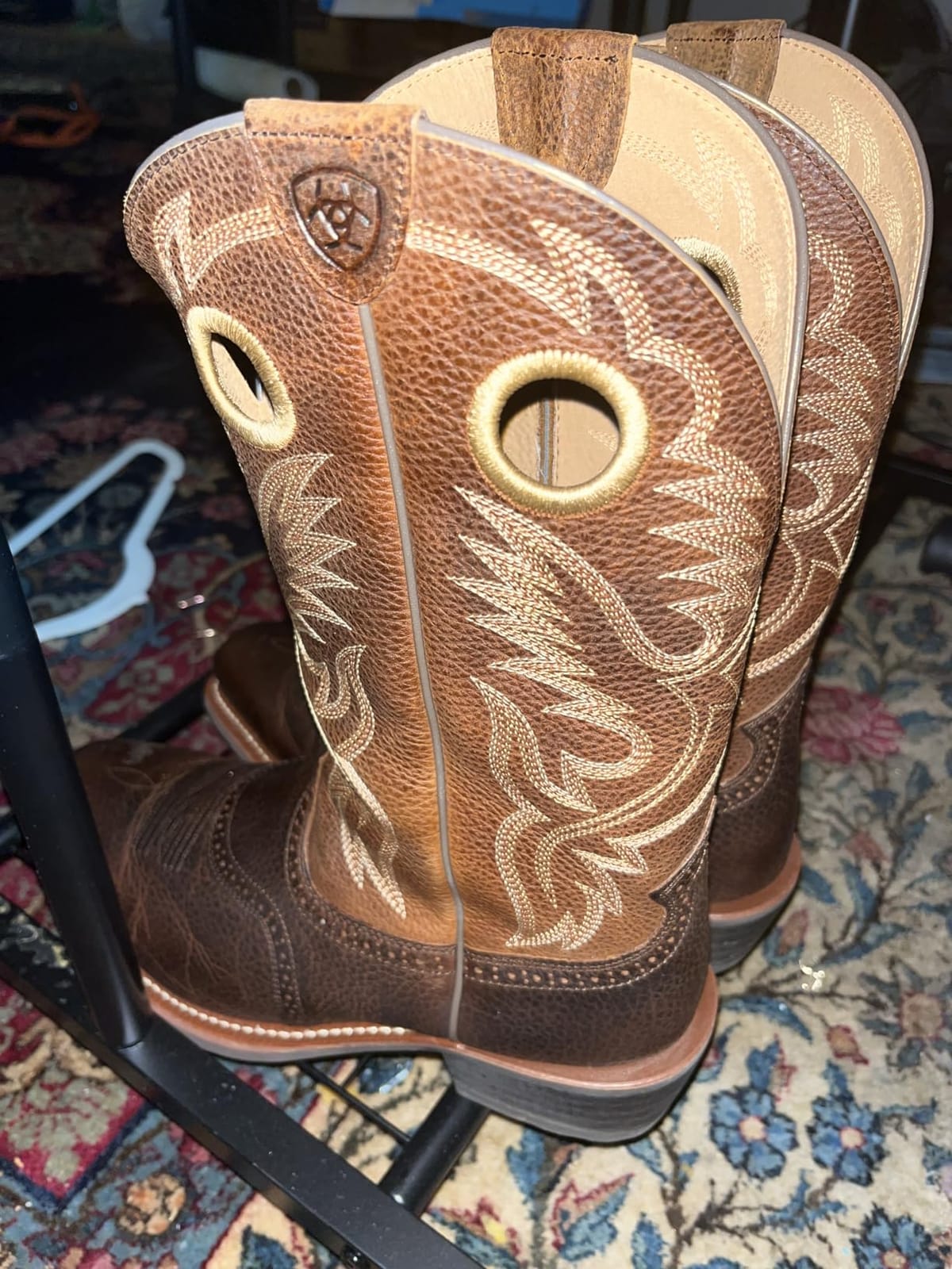 Ariat Heritage Roughstock Western Boot - Men's Square Toe Leather Work Boot customer photo 1