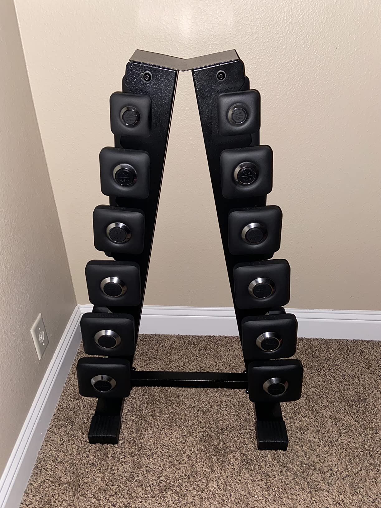 CAP Barbell A-Frame Dumbbell Rack customer photo 2