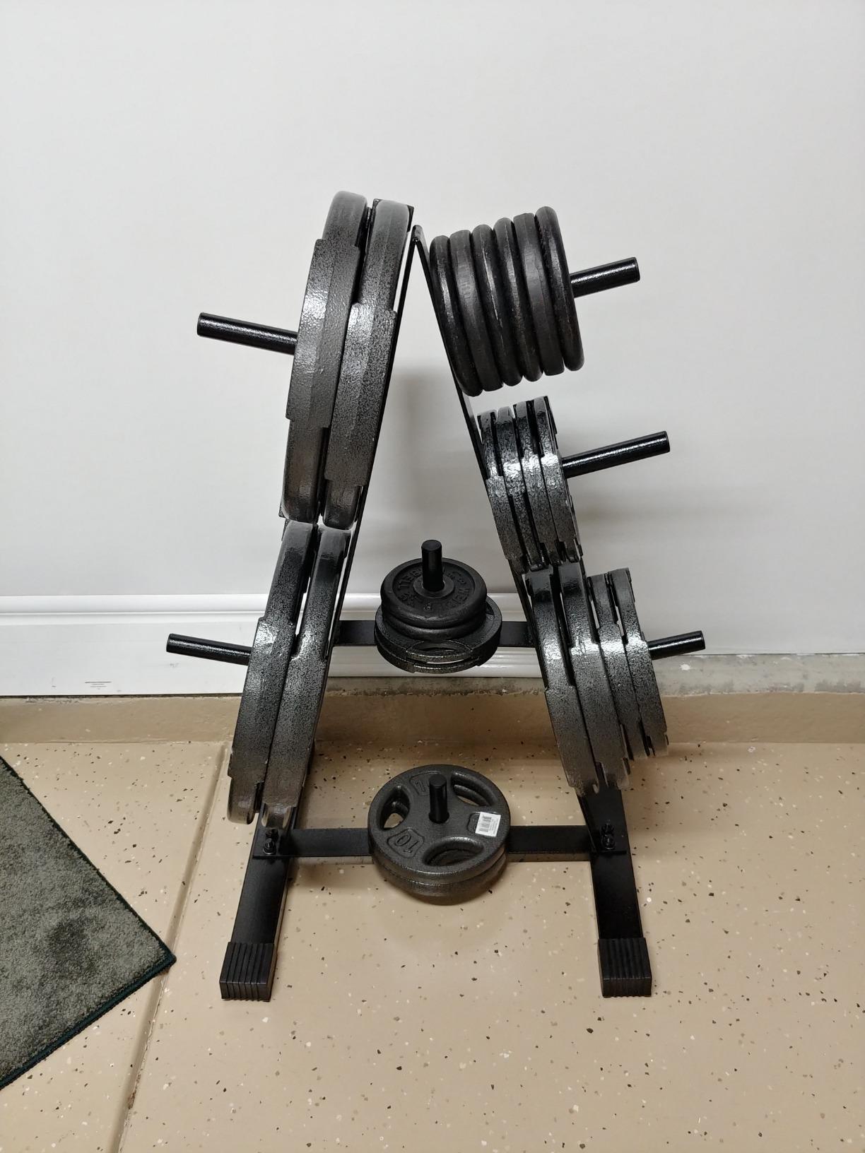 CAP Barbell Weight Plate Rack for 1-Inch Weight Plates customer photo 1