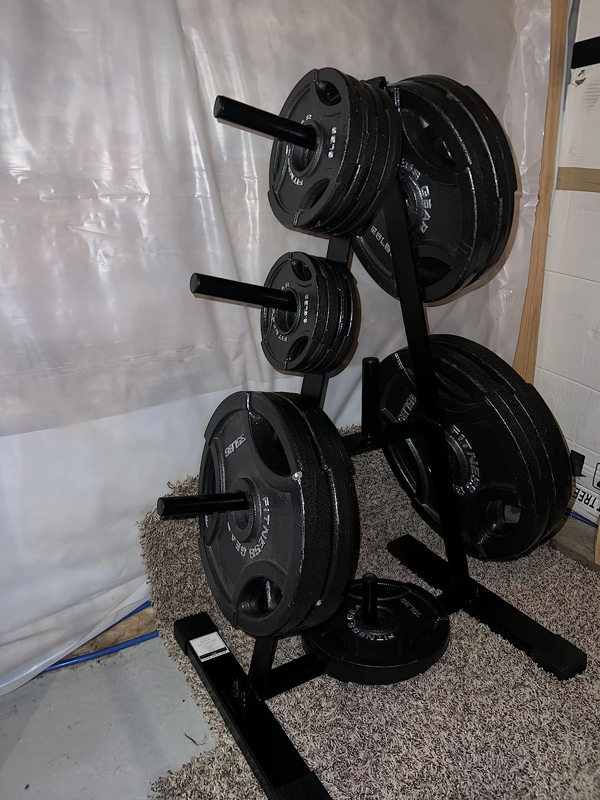 CAP Barbell Weight Plate Rack for 1-Inch Weight Plates customer photo 2
