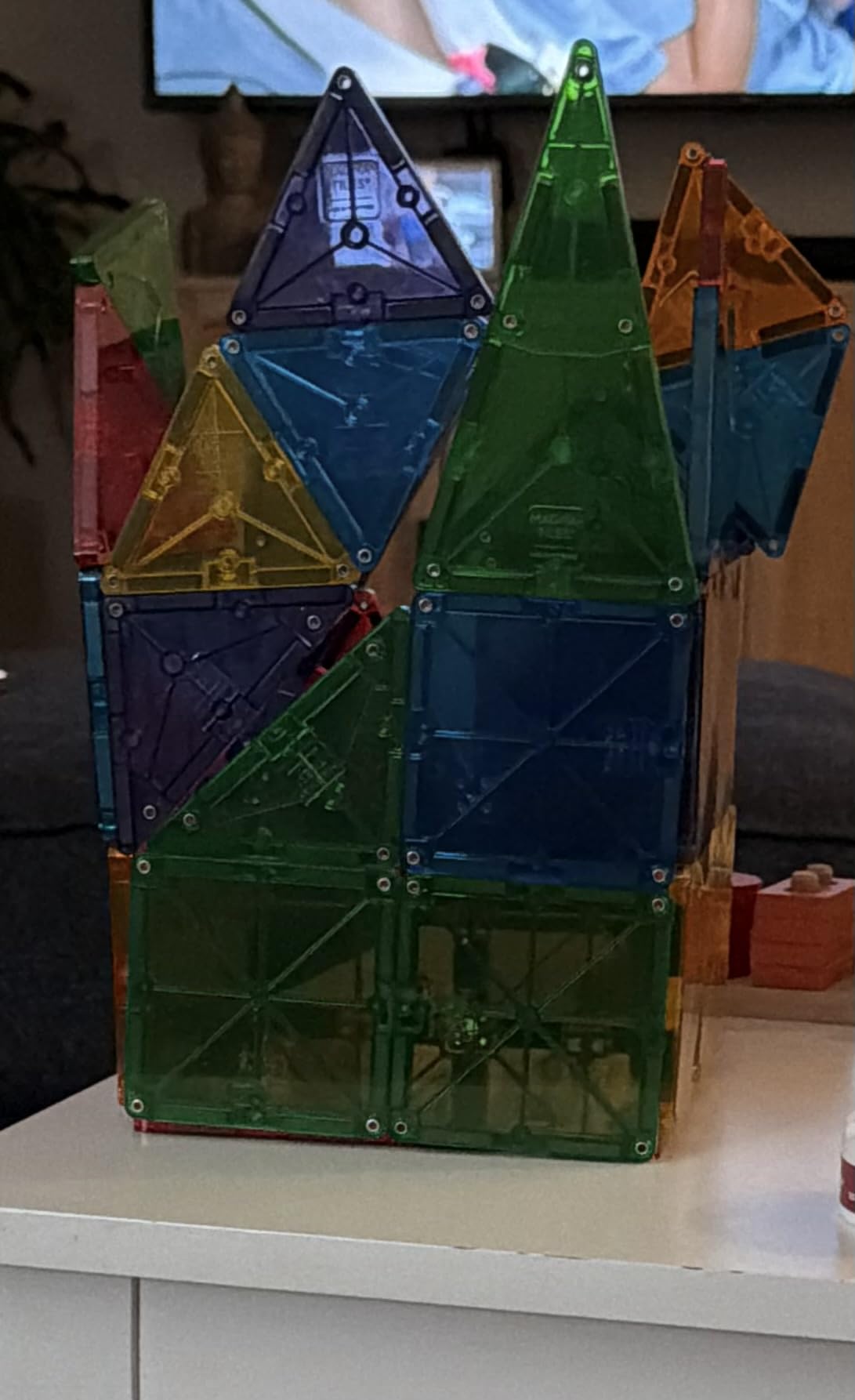 MAGNA-TILES Classic 32-Piece Magnetic Construction Set, The Original Magnetic Building Brand customer photo 1